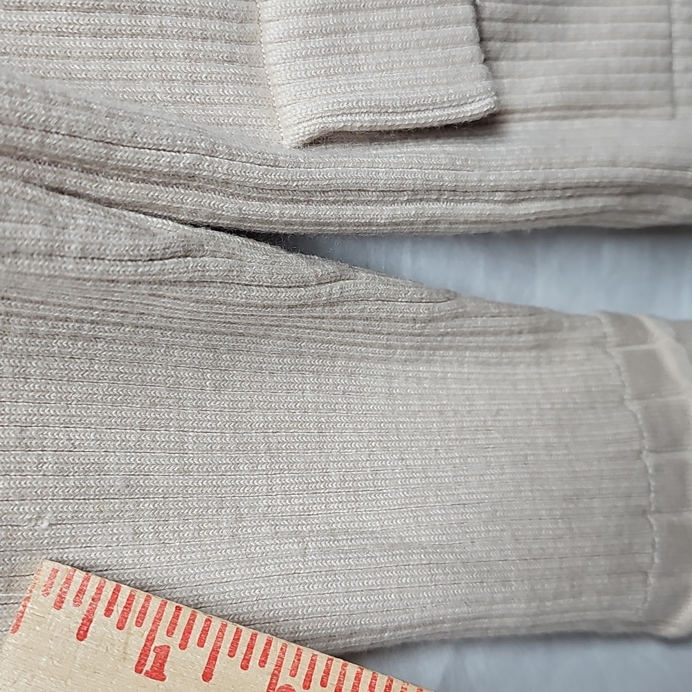 Tory Burch Beige Ribbed Cardigan - Picture 5 of 16